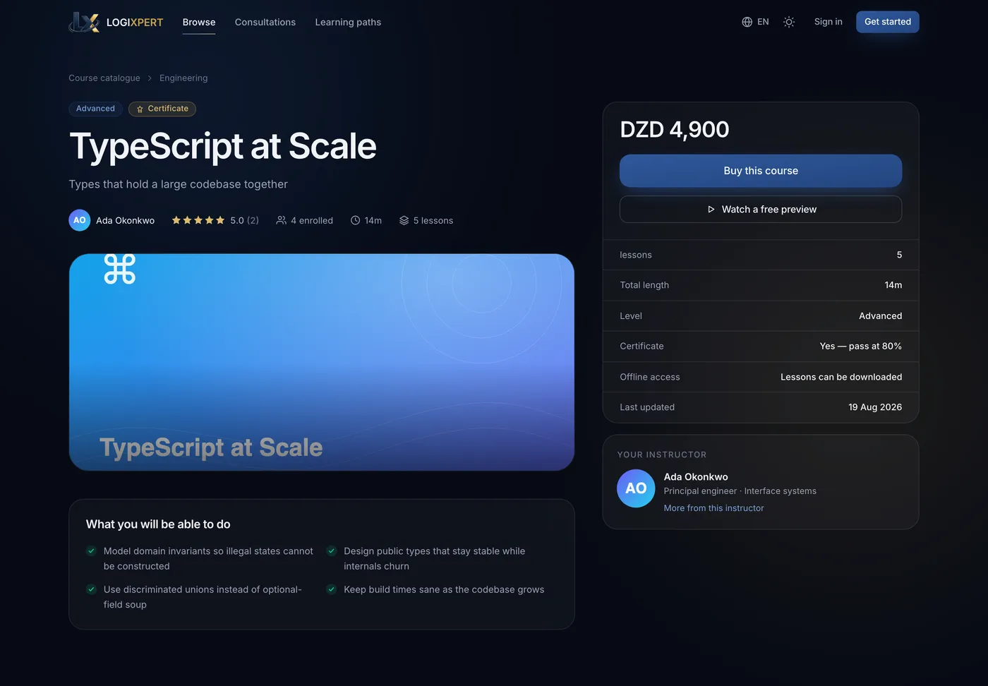 Lumina — Learning Platform large-screen screenshot 3