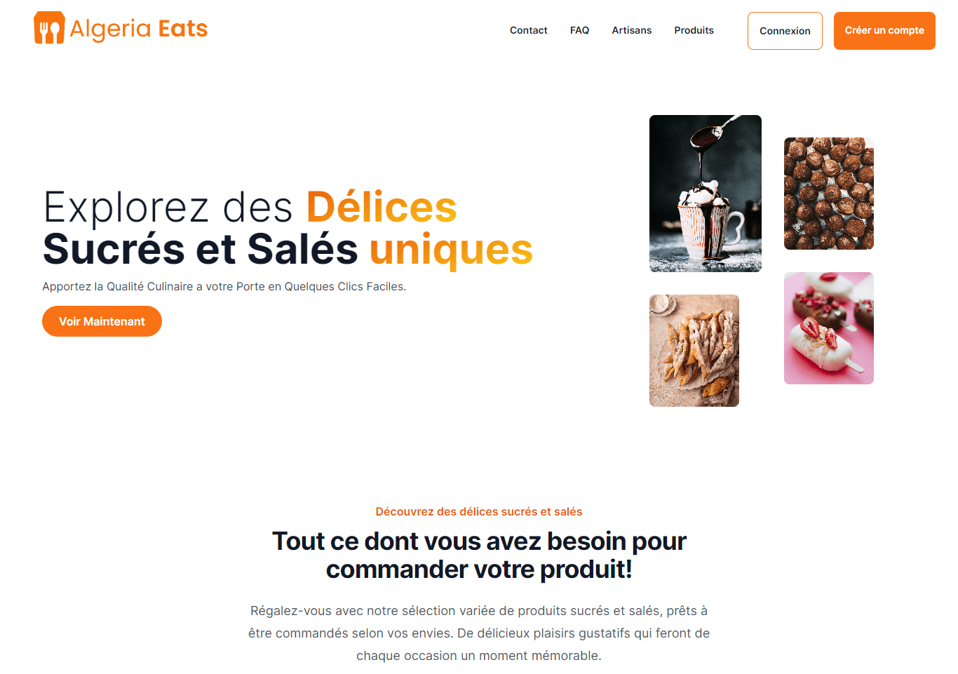 Algeria Eats web screenshot 1