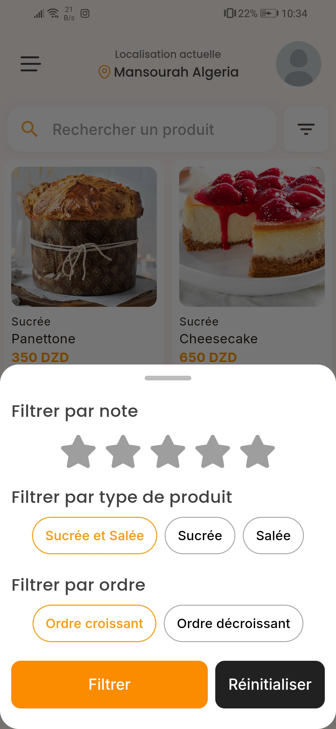 Algeria Eats mobile screenshot 4