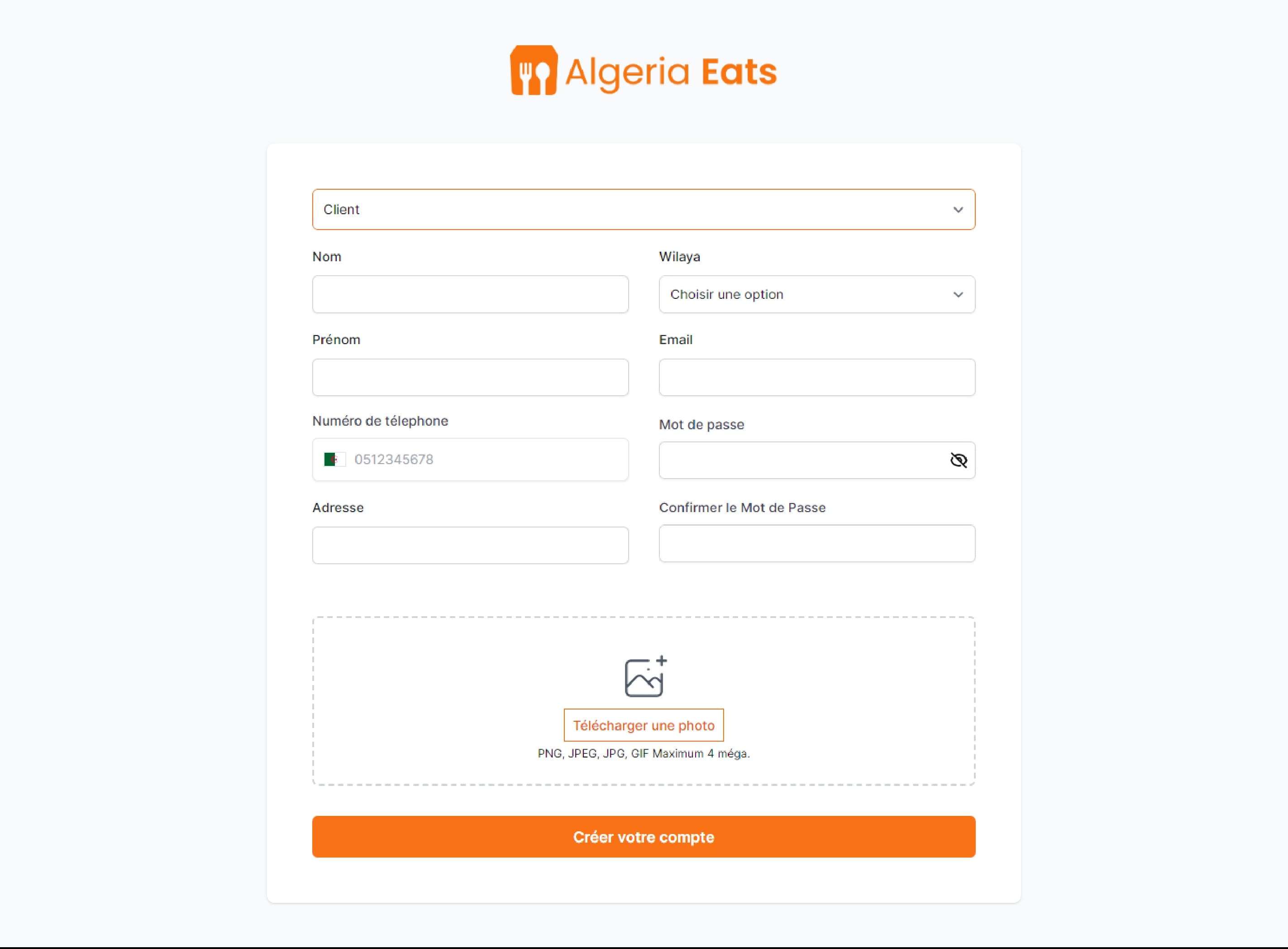 Algeria Eats web screenshot 4