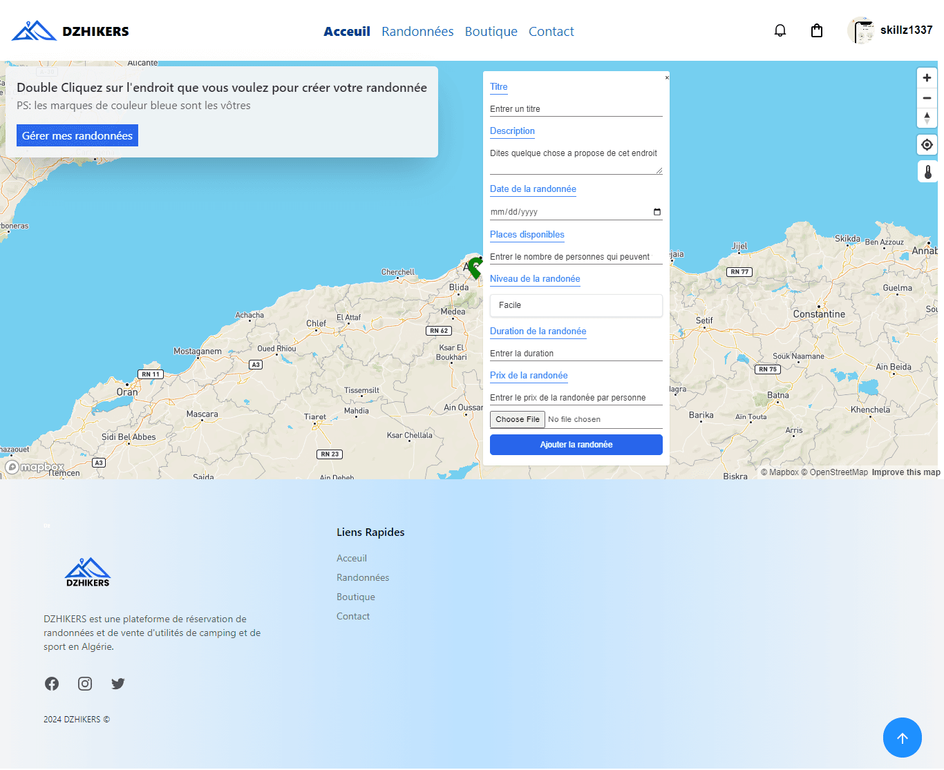 DZHIKERS web screenshot 3