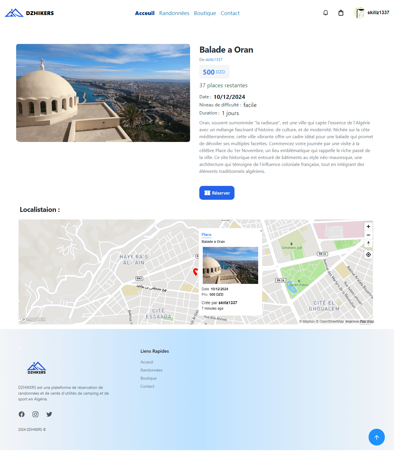 DZHIKERS web screenshot 4